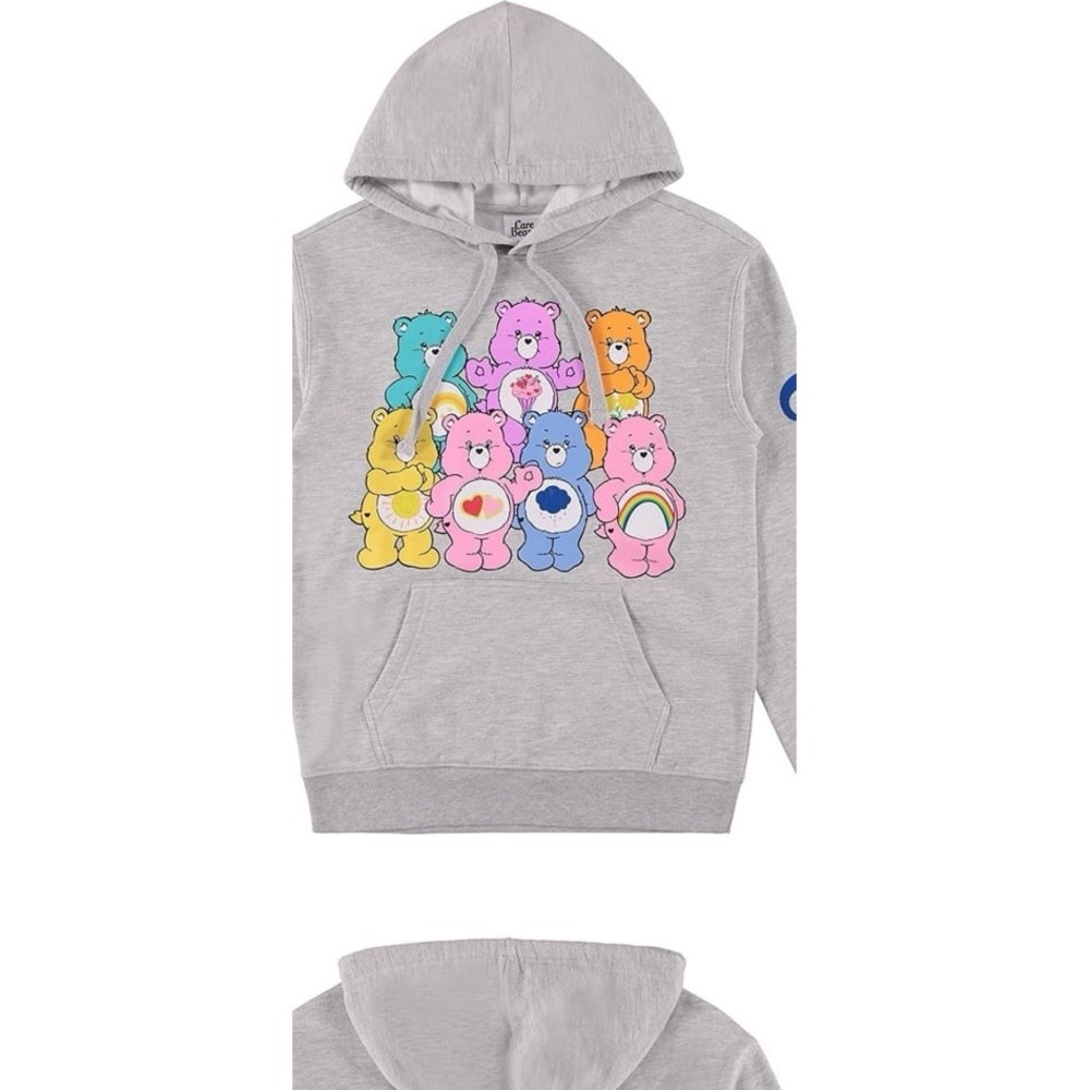 Care Bears Graphic Hoodie Sweatshirt Pullover size medium